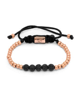 DIAMOND BALLS / ROSE GOLD & BLACK