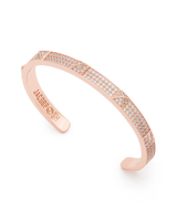 Pyramids cuff bracelet in Rose Gold