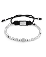 SINGLE DIAMOND BALL - WHITE GOLD