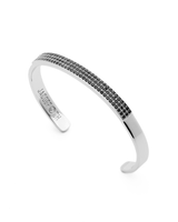 Streamline cuff bracelet in White Gold