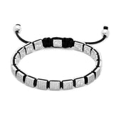 Flat Beads in White Gold