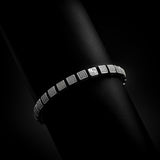 Flat Beads in White Gold