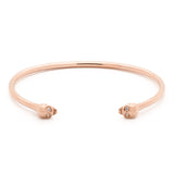 Mini Skulls Bangle In Rose Gold
