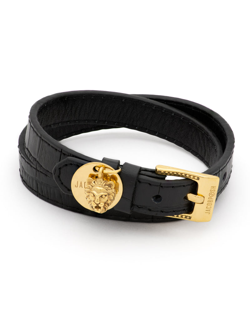 Belt lion bracelet / Gold