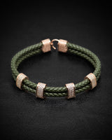 Spacers Rose Gold & Green