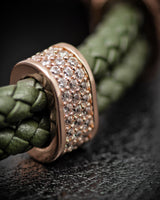 Spacers Rose Gold & Green