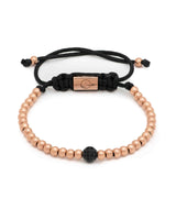 SINGLE DIAMONDS BALL / ROSE GOLD & BLACK
