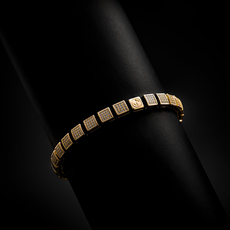 Flat Beads in Gold