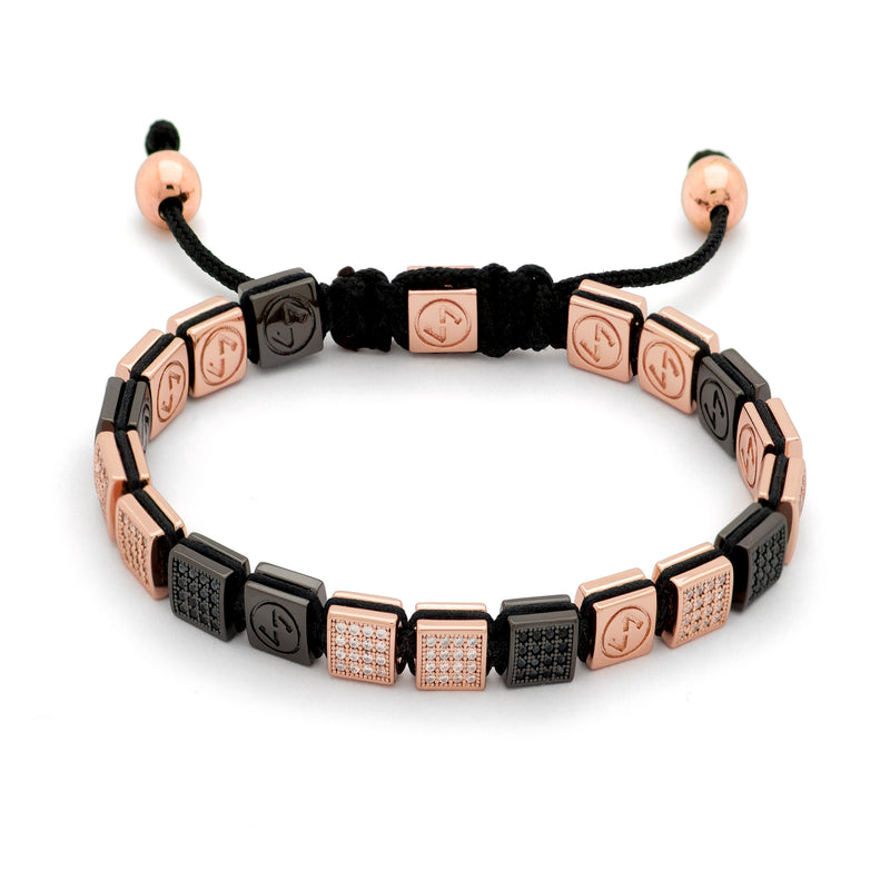 Flat Beads in Rose Gold and Gunmetal